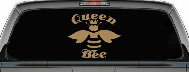 Queen Bee Honey Bee Car or Truck Window Decal Sticker