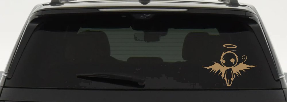 Fallen Angel Gothic Halloween Car or Truck Window Decal Sticker