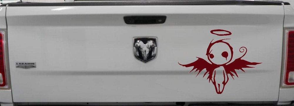 Fallen Angel Gothic Halloween Car or Truck Window Decal Sticker