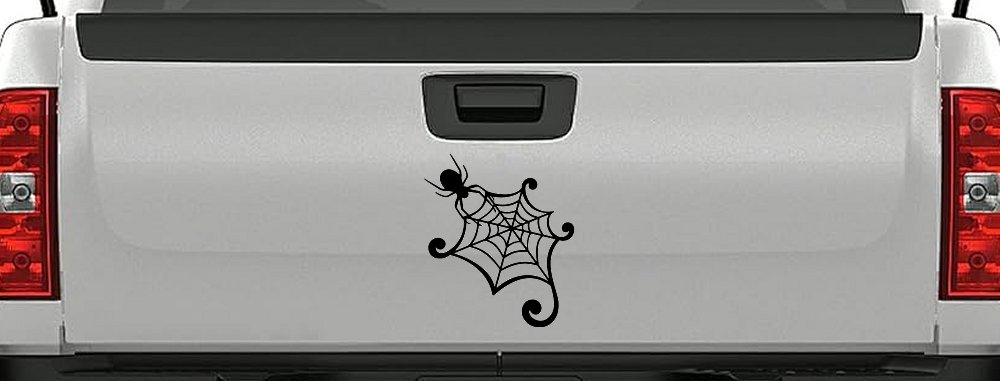 Spider in Web Car or Truck Window Decal Sticker