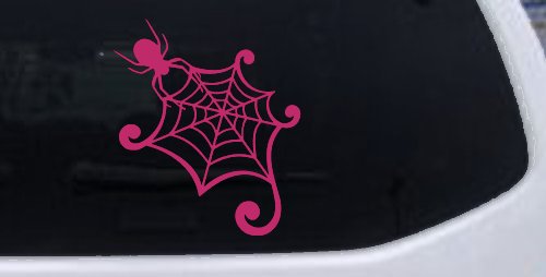 Spider in Web Car or Truck Window Decal Sticker