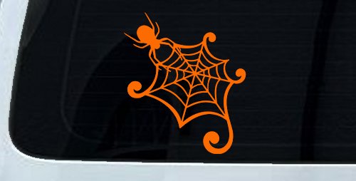 Spider in Web Car or Truck Window Decal Sticker