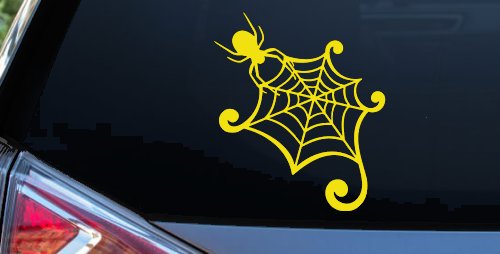 Spider in Web Car or Truck Window Decal Sticker