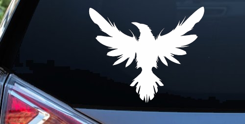 Raven Crow Car or Truck Window Decal Sticker
