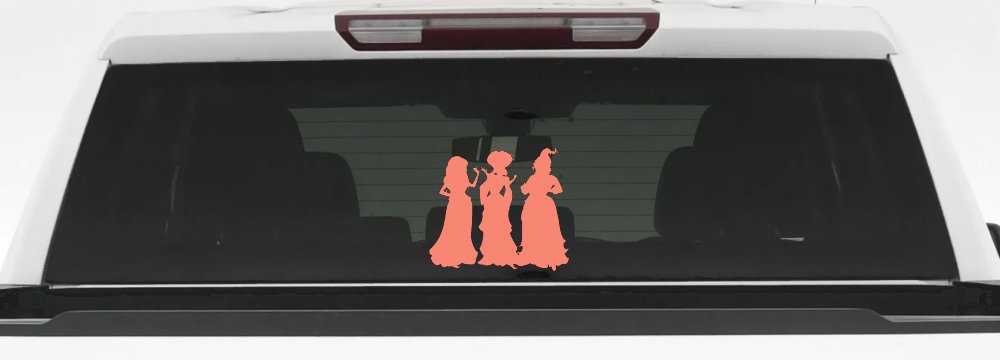 Sanderson Sisters Gothic Halloween Car or Truck Window Decal Sticker