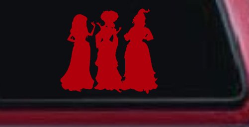 Sanderson Sisters Gothic Halloween Car or Truck Window Decal Sticker