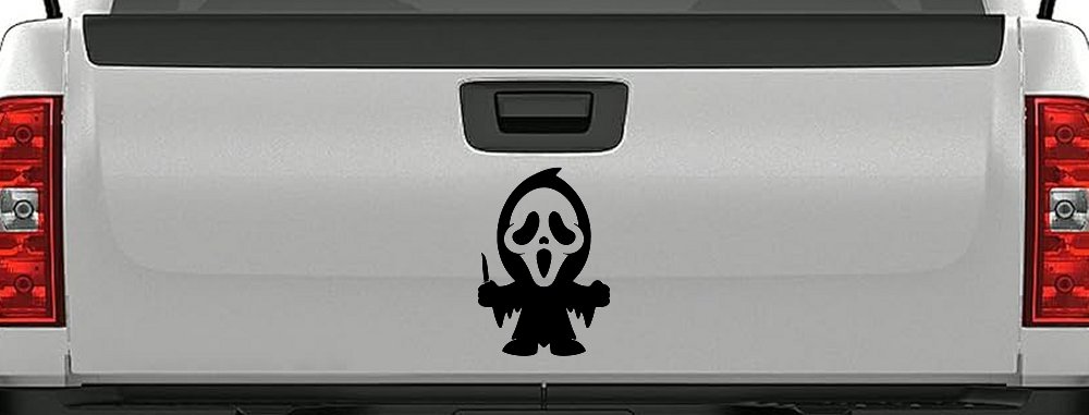 Baby Kid GhostFace Ghost Face Gothic Halloween Car or Truck Window Decal Sticker
