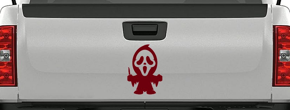Baby Kid GhostFace Ghost Face Gothic Halloween Car or Truck Window Decal Sticker