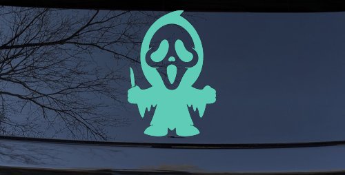 Baby Kid GhostFace Ghost Face Gothic Halloween Car or Truck Window Decal Sticker