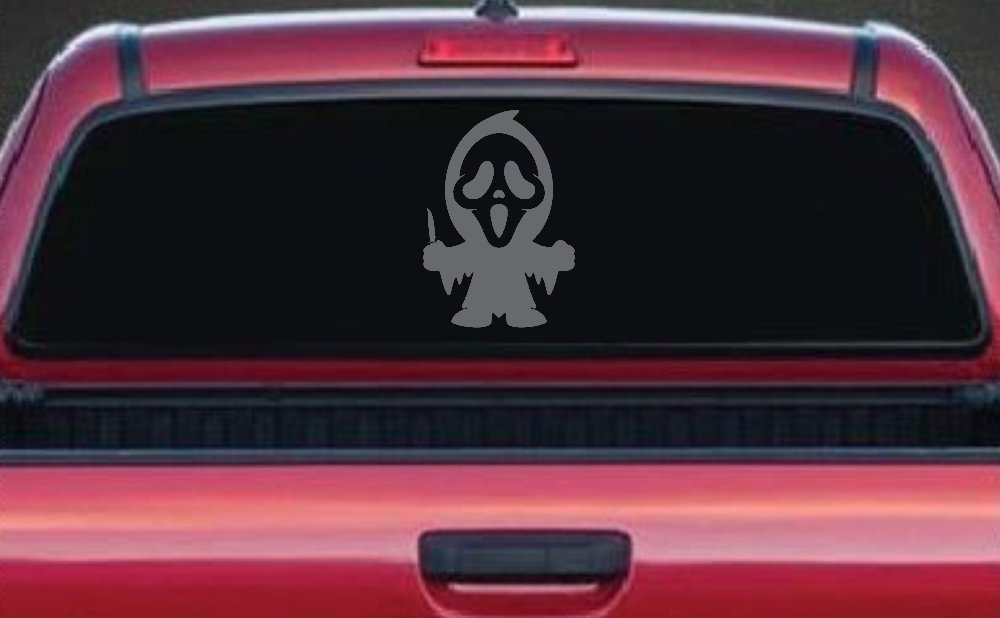 Baby Kid GhostFace Ghost Face Gothic Halloween Car or Truck Window Decal Sticker