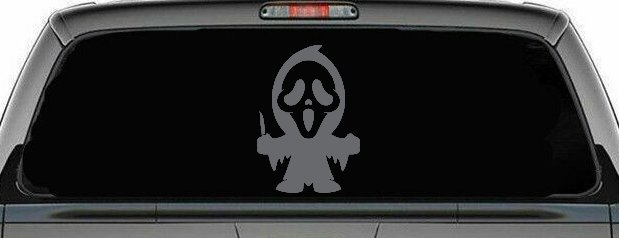 Baby Kid GhostFace Ghost Face Gothic Halloween Car or Truck Window Decal Sticker