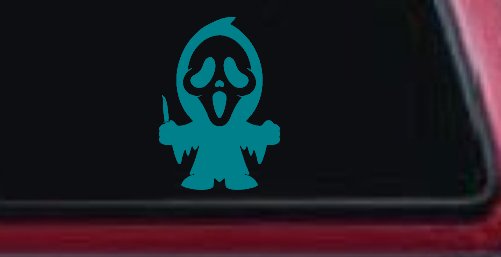 Baby Kid GhostFace Ghost Face Gothic Halloween Car or Truck Window Decal Sticker