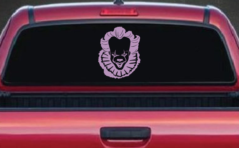IT Clown Pennywise Gothic Halloween Car or Truck Window Decal Sticker