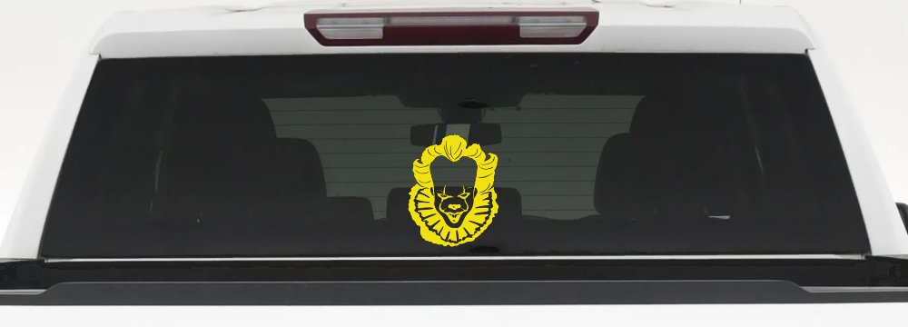 IT Clown Pennywise Gothic Halloween Car or Truck Window Decal Sticker