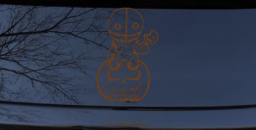Baby Kid Sam Trick or Treat Halloween Gothic Halloween Car or Truck Window Decal Sticker