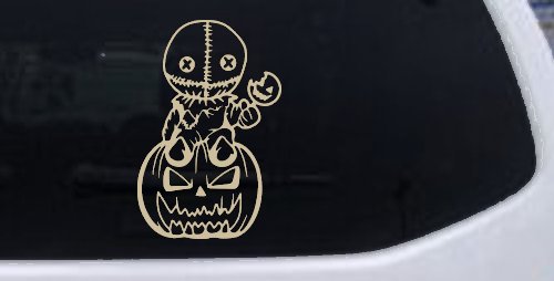 Baby Kid Sam Trick or Treat Halloween Gothic Halloween Car or Truck Window Decal Sticker (Desert Sand)