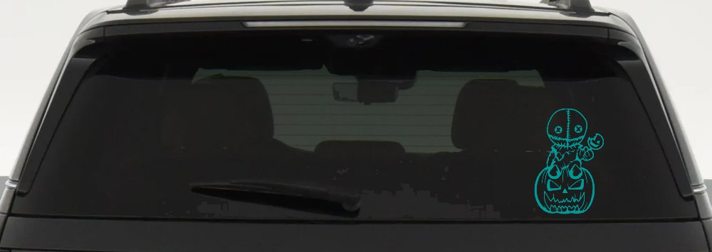 Baby Kid Sam Trick or Treat Halloween Gothic Halloween Car or Truck Window Decal Sticker
