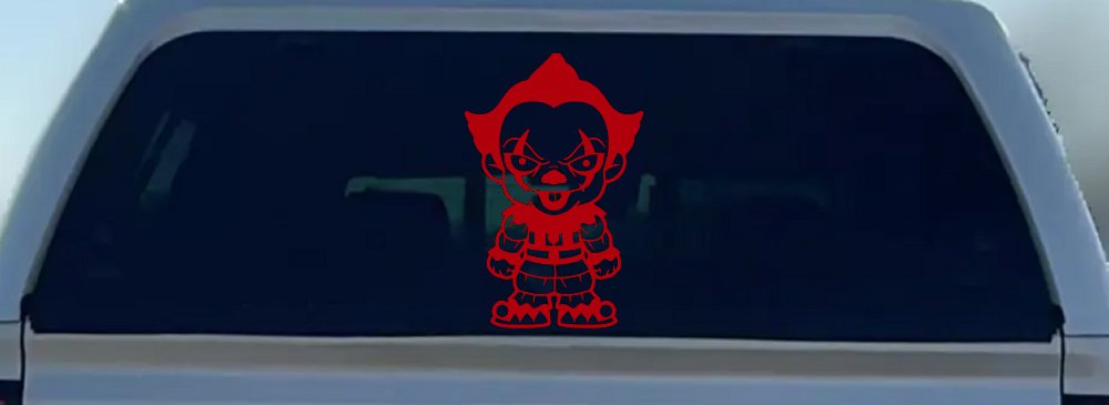 Baby Kid It Pennywise Clown Gothic Halloween Car or Truck Window Decal Sticker