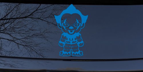 Baby Kid It Pennywise Clown Gothic Halloween Car or Truck Window Decal Sticker