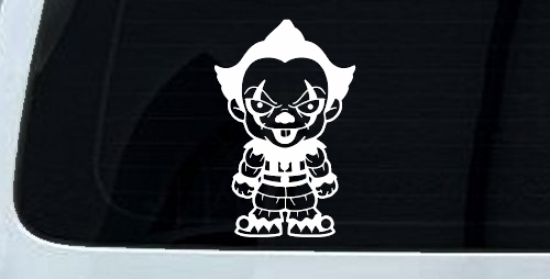 Baby Kid It Pennywise Clown Gothic Halloween Car or Truck Window Decal Sticker