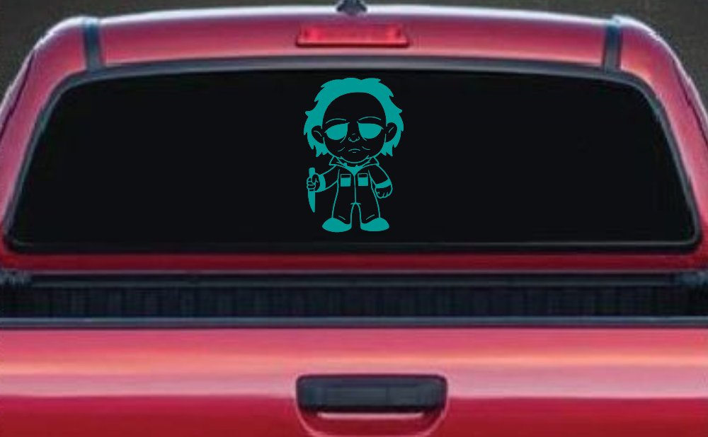 Baby Kid Michael Myers Halloween Gothic Halloween Car or Truck Window Decal Sticker