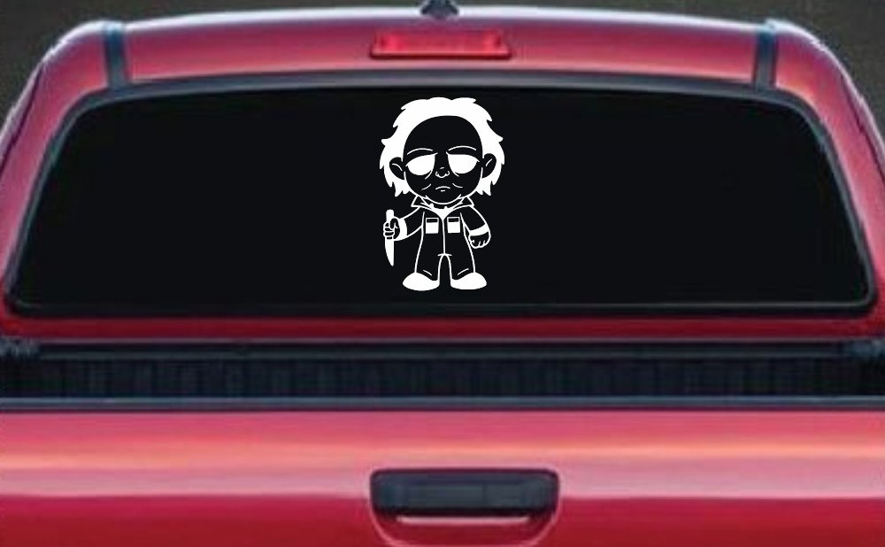 Baby Kid Michael Myers Halloween Gothic Halloween Car or Truck Window Decal Sticker