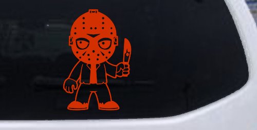Baby Kid Jason Friday Gothic Halloween Car or Truck Window Decal Sticker