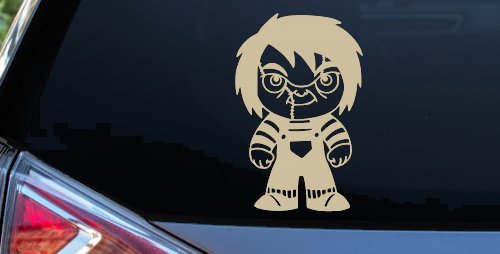 Baby Kid Chucky Doll Gothic Halloween Car or Truck Window Decal Sticker