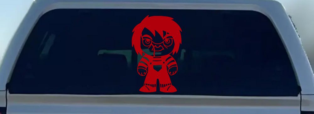 Baby Kid Chucky Doll Gothic Halloween Car or Truck Window Decal Sticker