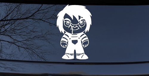 Baby Kid Chucky Doll Gothic Halloween Car or Truck Window Decal Sticker