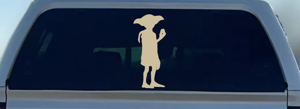 Dobby The house Elf Sci Fi Car or Truck Window Vinyl Decal Sticker (Desert Sand)