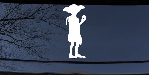 Dobby The house Elf Sci Fi Car or Truck Window Vinyl Decal Sticker (White)