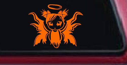 Gothic Girl Fallen Angel Gothic Halloween Car or Truck Window Decal Sticker