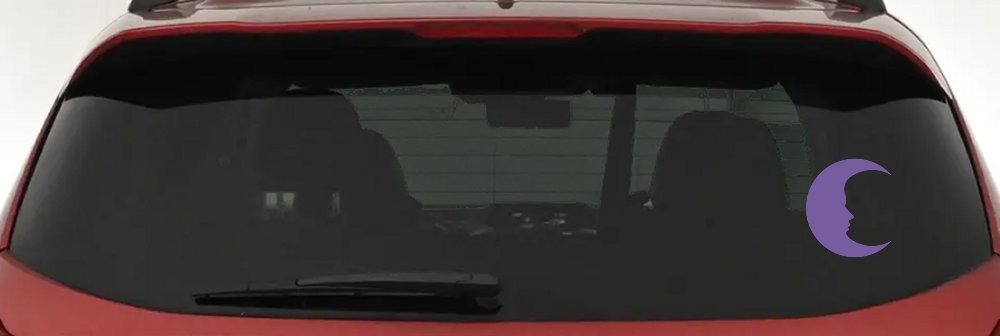 Man In The Moon Car or Truck Window Decal Sticker