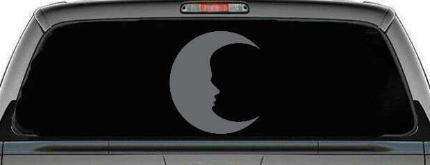 Man In The Moon Car or Truck Window Decal Sticker