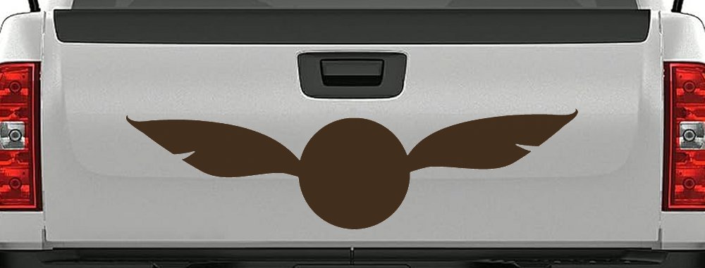 The golden Snitch Sci Fi Car or Truck Window Decal Sticker