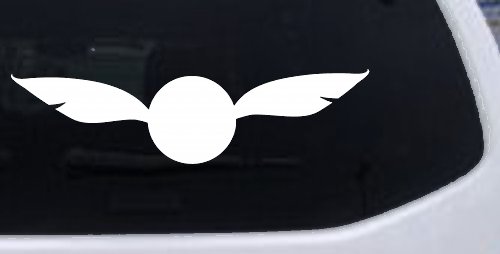 The golden Snitch Sci Fi Car or Truck Window Decal Sticker