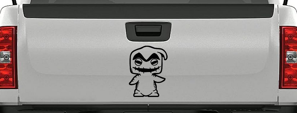 Baby Kid Nightmare Oogie Boogie Gothic Halloween Car or Truck Window Decal Sticker (Black)