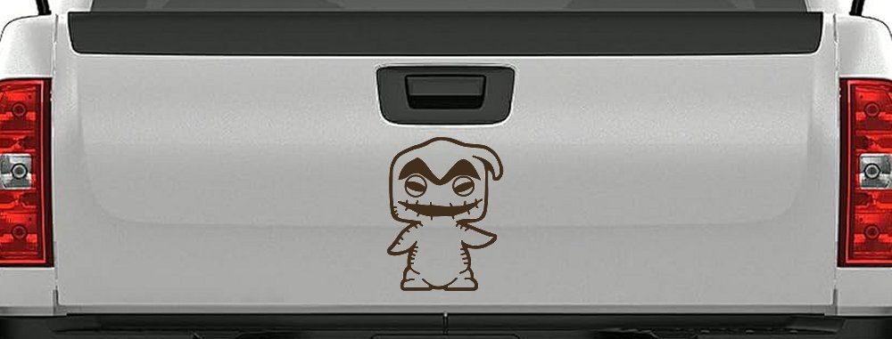 Baby Kid Nightmare Oogie Boogie Gothic Halloween Car or Truck Window Vinyl Decal Sticker (Brown)