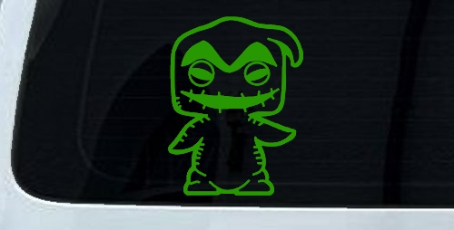 Baby Kid Nightmare Oogie Boogie Gothic Halloween Car or Truck Window Decal Sticker