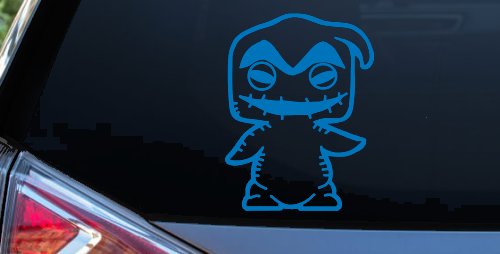 Baby Kid Nightmare Oogie Boogie Gothic Halloween Car or Truck Window Decal Sticker (Sky Blue)