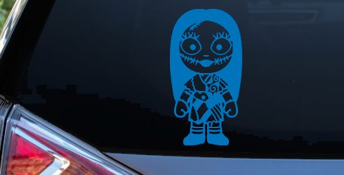 Baby Kid Sally Nightmare Gothic Halloween Car or Truck Window Decal Sticker (Sky Blue)