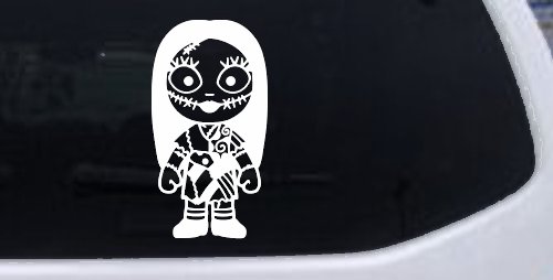 Baby Kid Sally Nightmare Gothic Halloween Car or Truck Window Vinyl Decal Sticker (White)