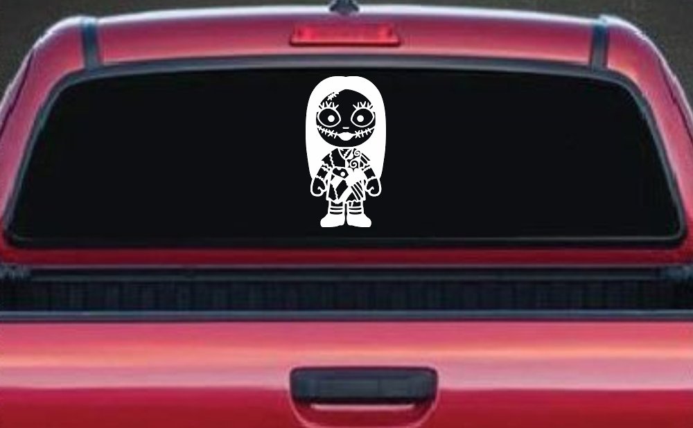 Baby Kid Sally Nightmare Gothic Halloween Car or Truck Window Decal Sticker