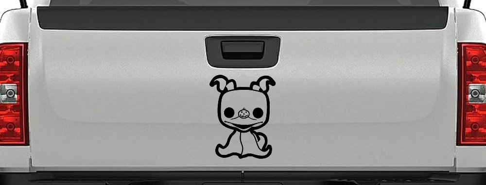 Baby Kid Puppy Dog Zero Nightmare Gothic Halloween Car or Truck Window Vinyl Decal Sticker (Black)