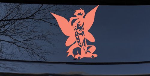 Goth Dark Tattooed Tinkerbell Tinker Bell Gothic Halloween Car or Truck Window Decal Sticker