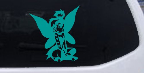 Goth Dark Tattooed Tinkerbell Tinker Bell Gothic Halloween Car or Truck Window Decal Sticker