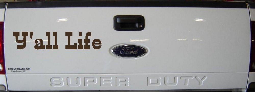 Y'all Life Country Car or Truck Window Decal Sticker