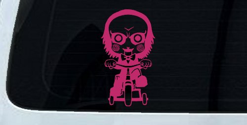 Jigsaw Horror Baby Kid Gothic Halloween Car or Truck Window Decal Sticker