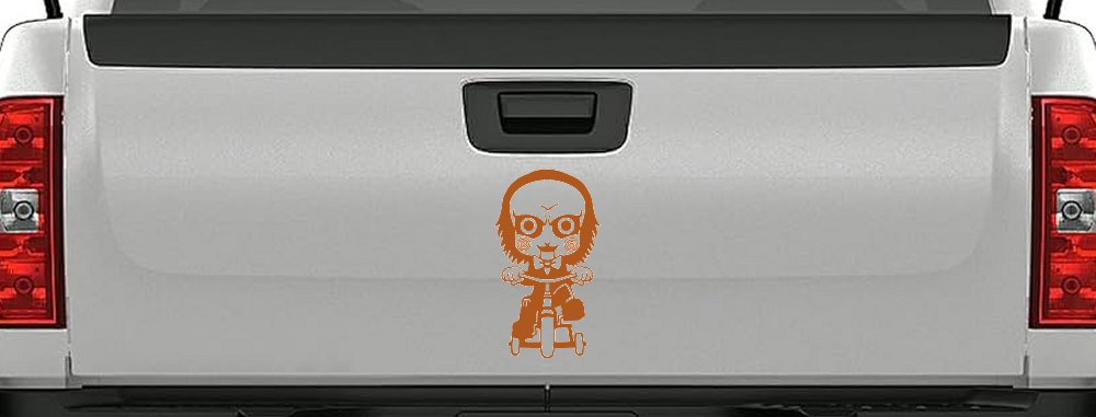 Jigsaw Horror Baby Kid Gothic Halloween Car or Truck Window Decal Sticker